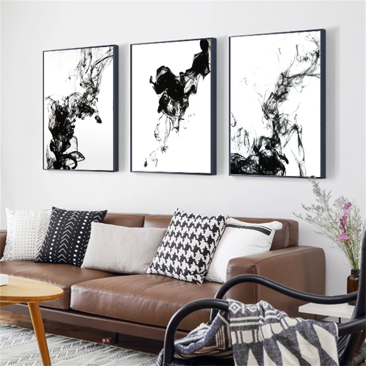 3Pcs/Set Abstract Black and White New Chinese Canvas Poster Wall Art Modern Living Room Dining Room Porch Home Decor No Frame
3Pcs/Set Abstract Black and White New Chinese Canvas Poster Wall Art Modern Living Room Dining Room Porch Home Decor No Frame