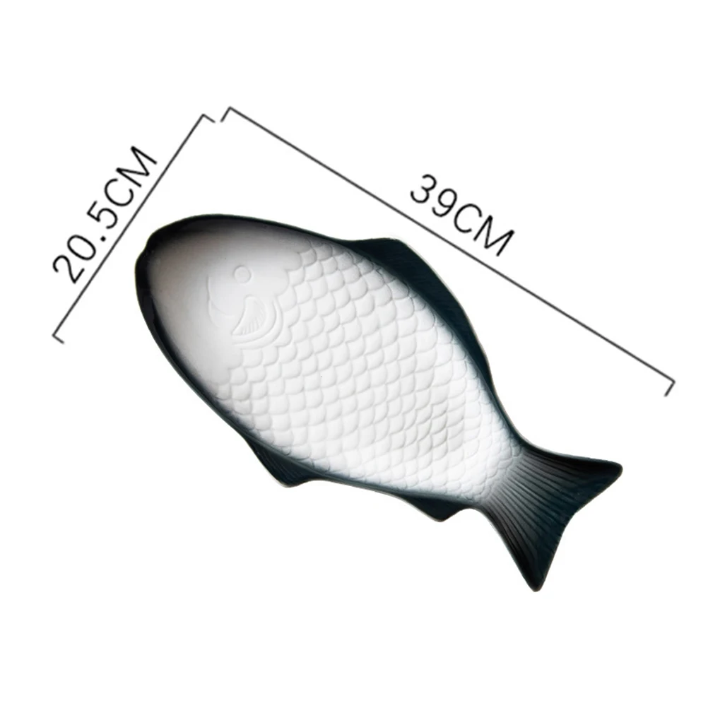 Creative Fish Plate Marine Animal Dinner Tray Steam Serving Platters for Entertaining Shape Ceramic Meal Shaped Banquet Cutlery
Creative Fish Plate Marine Animal Dinner Tray Steam Serving Platters for Entertaining Shape Ceramic Meal Shaped Banquet Cutlery