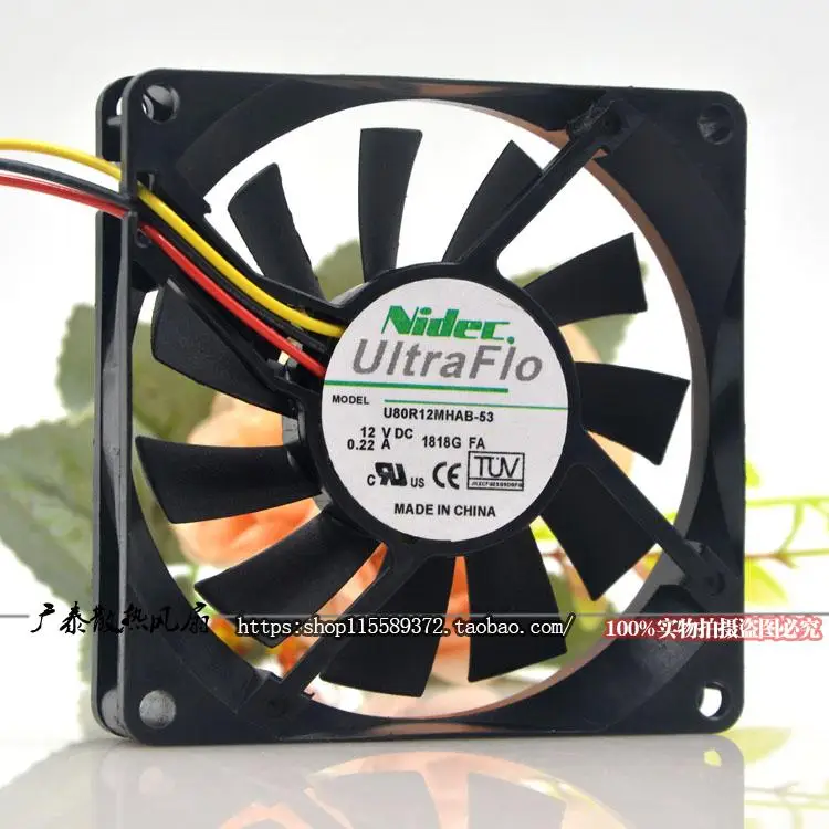 НОВЫЙ ОРИГИНАЛЬНЫЙ U80R12MHAB-53 12 В 0,22 А 8015 80x80x15 мм Охлаждающий ВЕНТИЛЯТОР РАДИАТОР 
НОВЫЙ ОРИГИНАЛЬНЫЙ U80R12MHAB-53 12 В 0,22 А 8015 80x80x15 мм Охлаждающий ВЕНТИЛЯТОР РАДИАТОР