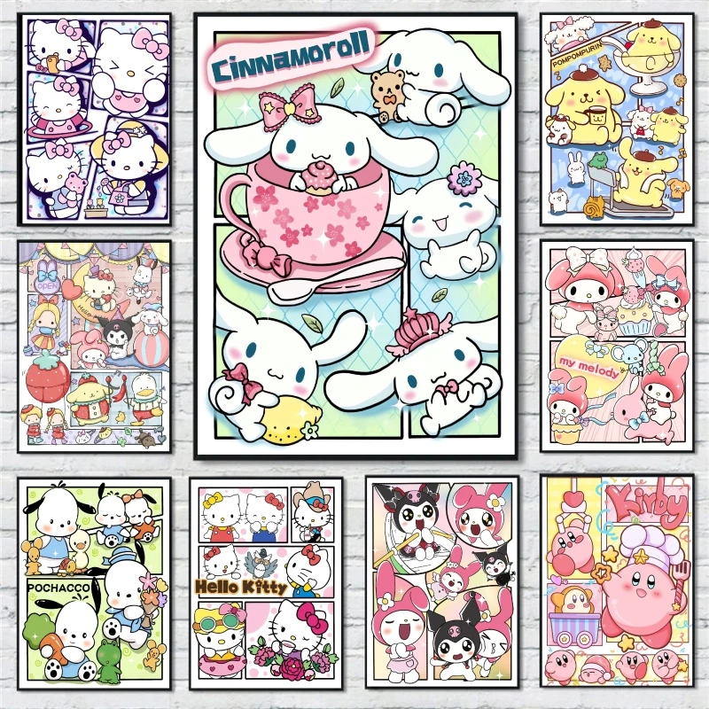 Sanrio Cute Poster Prints Wall Painting Bedroom Living Room Wall Sticker Office Decor Aesthetic Art Wall
Sanrio Cute Poster Prints Wall Painting Bedroom Living Room Wall Sticker Office Decor Aesthetic Art Wall