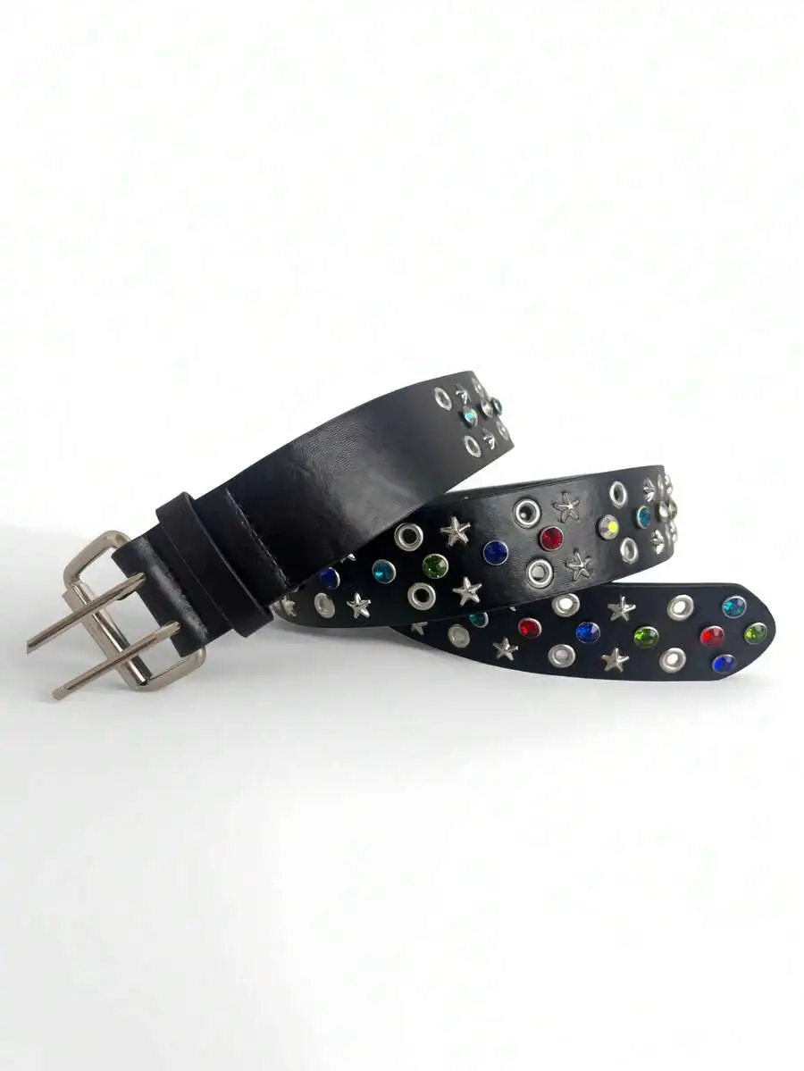 Colorful Rhinestone Waist Belt For Women PU Material Streetwear Party Accessory
Colorful Rhinestone Waist Belt For Women PU Material Streetwear Party Accessory