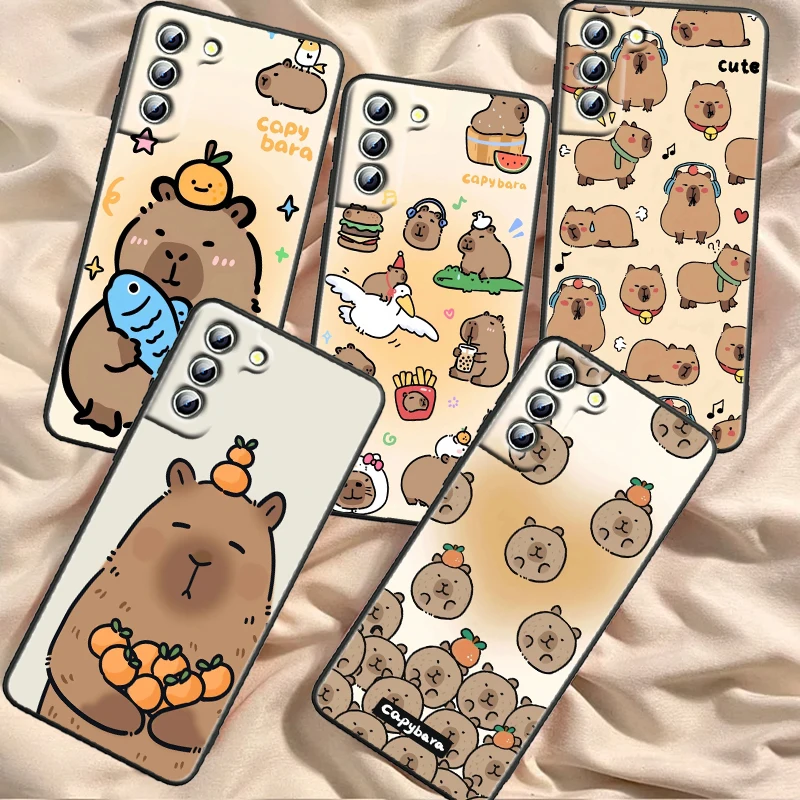 Capybara Cartoon Fashion For Samsung Galaxy S24 S23 S22 S21 S20 FE S10 S10E Plus Ultra Pro Lite 5G Black Back Phone Case
Capybara Cartoon Fashion For Samsung Galaxy S24 S23 S22 S21 S20 FE S10 S10E Plus Ultra Pro Lite 5G Black Back Phone Case