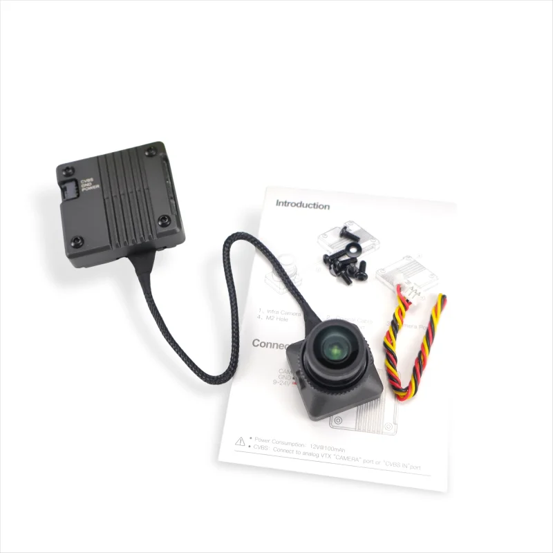 CADDX Infra V2Night Vision FPV Camera 0Lux No Light 1500TVLSuper WDR 131°FOV Analog VTX Kit Black and White Sensor for FPV Drone
CADDX Infra V2Night Vision FPV Camera 0Lux No Light 1500TVLSuper WDR 131°FOV Analog VTX Kit Black and White Sensor for FPV Drone