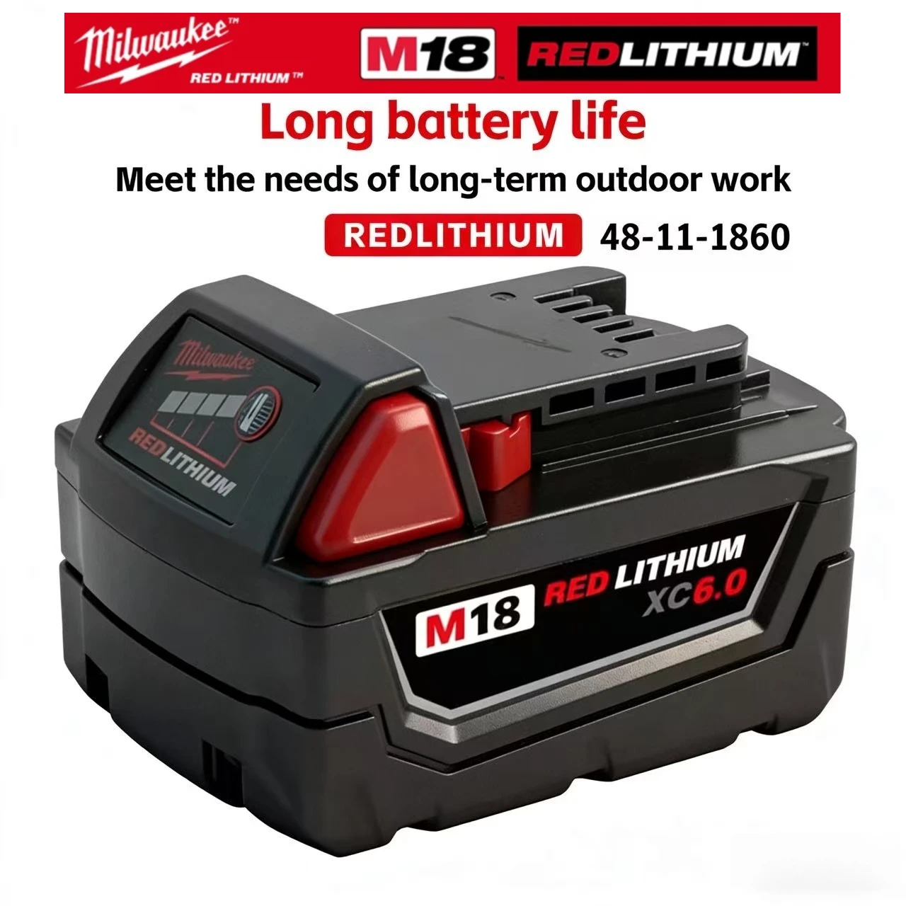 Genuine Milwaukee M12 Battery48-11-2460 48-11-2450 M12B5 M12B6 Rechargeable Tool Battery 100% Compatible with Power Tools
Genuine Milwaukee M12 Battery48-11-2460 48-11-2450 M12B5 M12B6 Rechargeable Tool Battery 100% Compatible with Power Tools