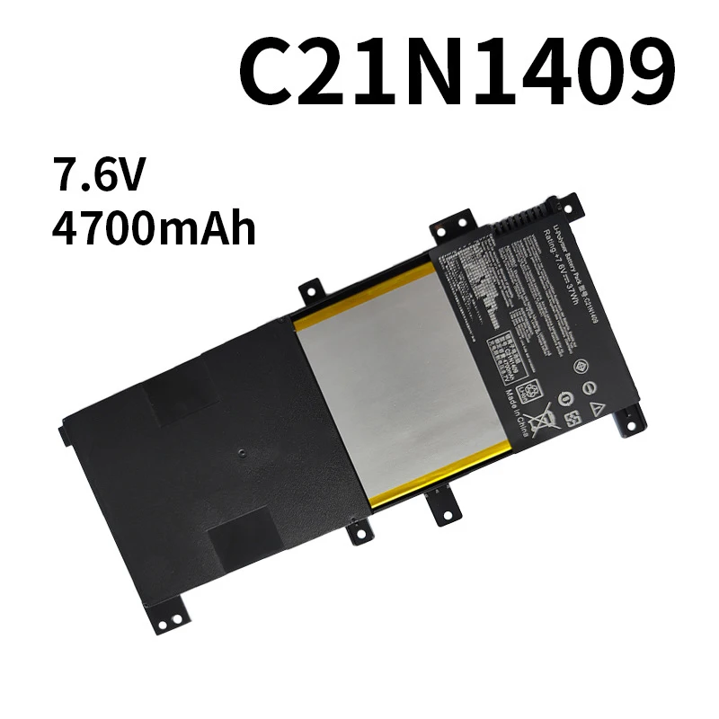 C21N1409 Laptop Battery for ASUS V455 V455L V455LB V455LB5200 VM490 VM490L VM490L4210 VM490N4510 Series Tablet 7.6V 37Wh/4700mah
C21N1409 Laptop Battery for ASUS V455 V455L V455LB V455LB5200 VM490 VM490L VM490L4210 VM490N4510 Series Tablet 7.6V 37Wh/4700mah