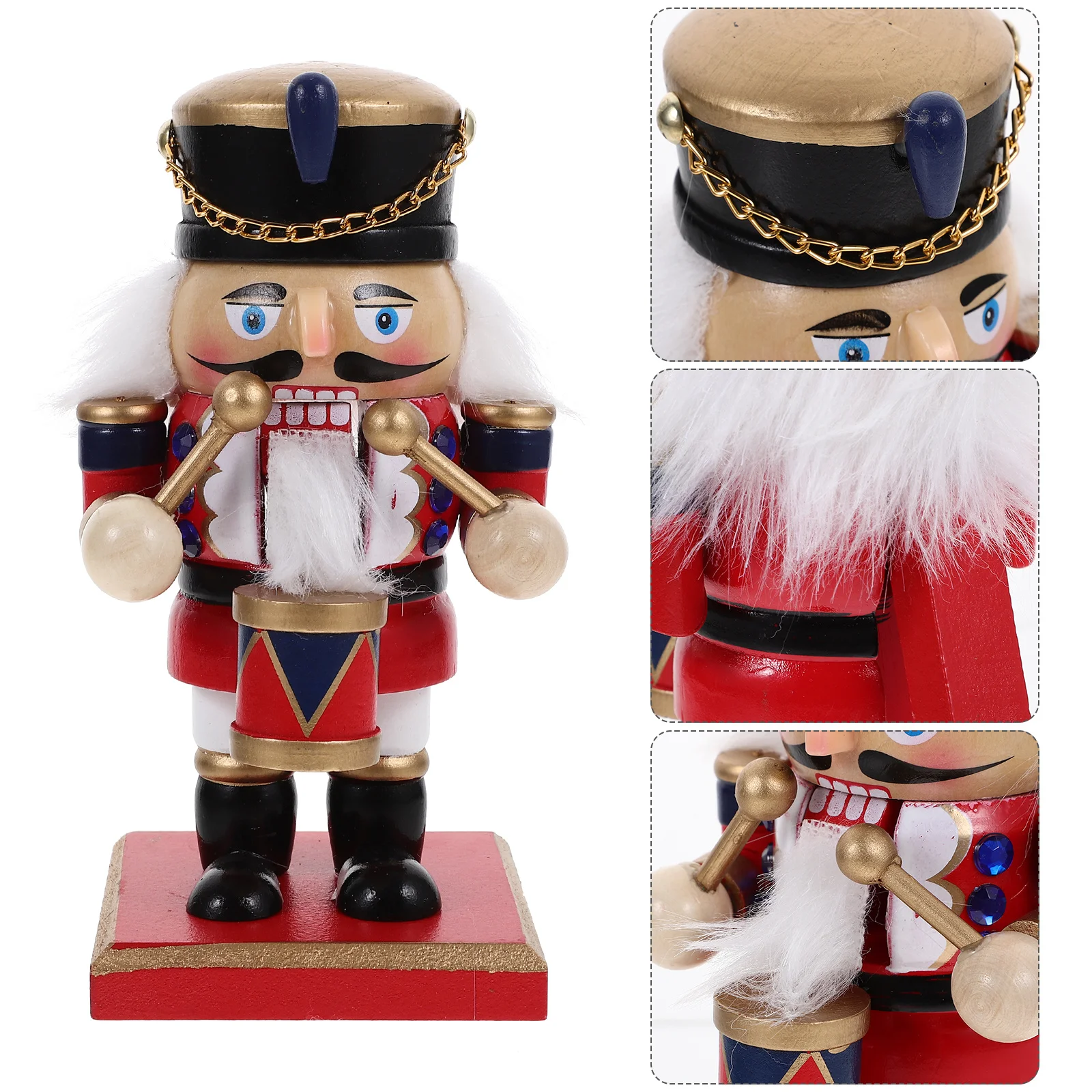 Nutcracker Puppet Figurine Christmas Figure Tabletop Decoration Wooden Centerpieces Decorative Nutcrackers
Nutcracker Puppet Figurine Christmas Figure Tabletop Decoration Wooden Centerpieces Decorative Nutcrackers