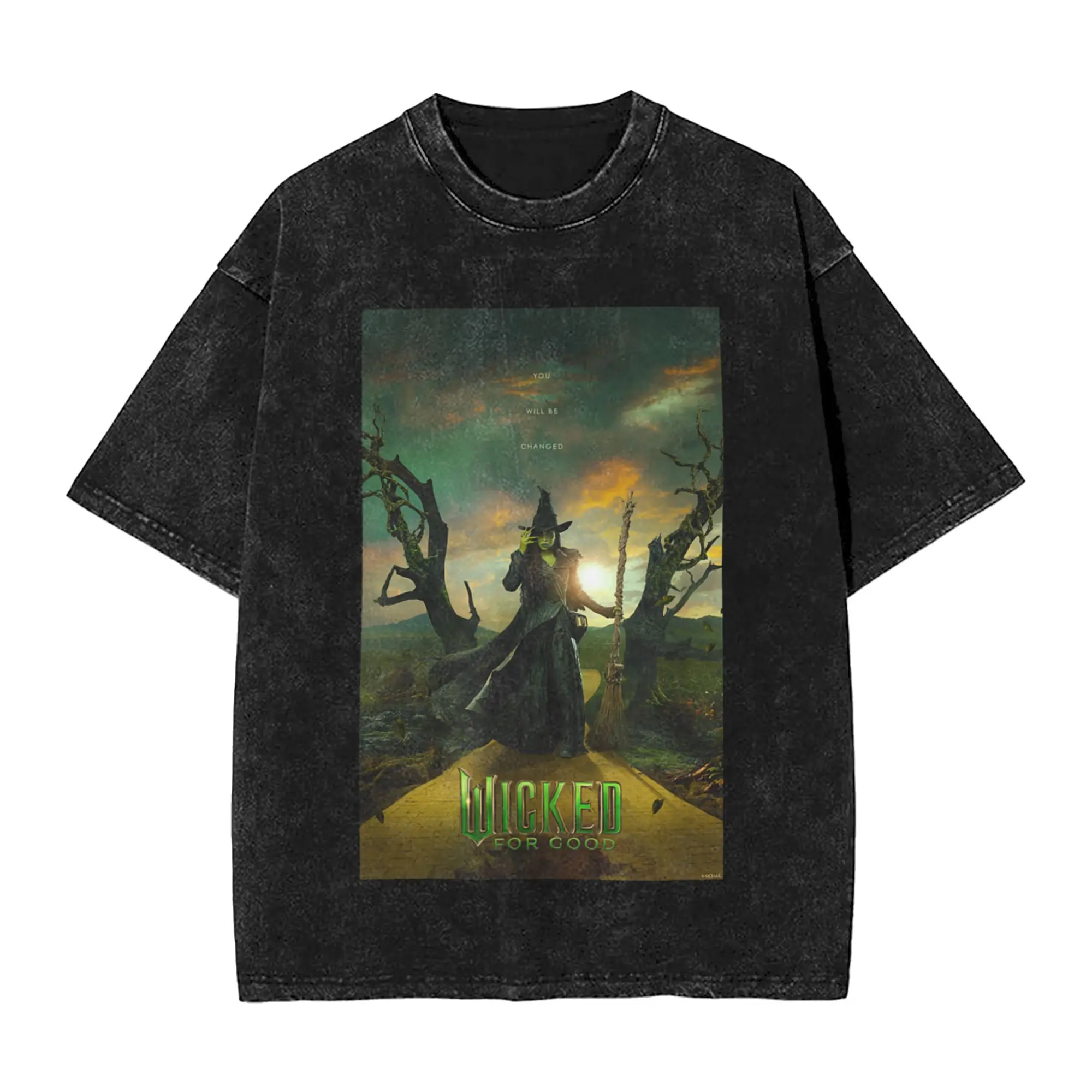 Мужская футболка Wicked for Good Elphaba Yellow Brick Road с плакатом, одежда, летняя футболка с короткими рукавами Y2K, футболка в стиле Харадзюку с круглым вырезом
Мужская футболка Wicked for Good Elphaba Yellow Brick Road с плакатом, одежда, летняя футболка с короткими рукавами Y2K, футболка в стиле Харадзюку с круглым вырезом