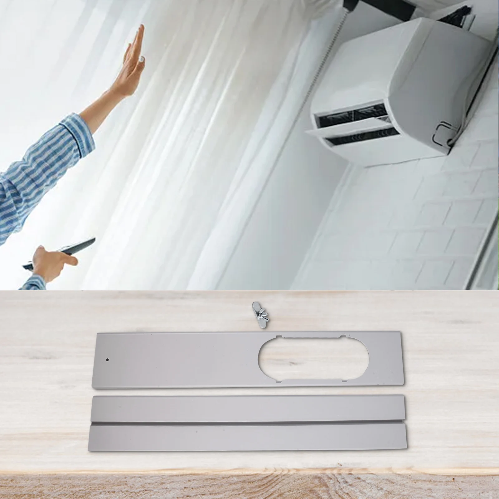 Block Plate Plates Air Conditioner Air Conditioner 55*10cm Adjustable PVC With Screws Lightweight High-quality
Block Plate Plates Air Conditioner Air Conditioner 55*10cm Adjustable PVC With Screws Lightweight High-quality