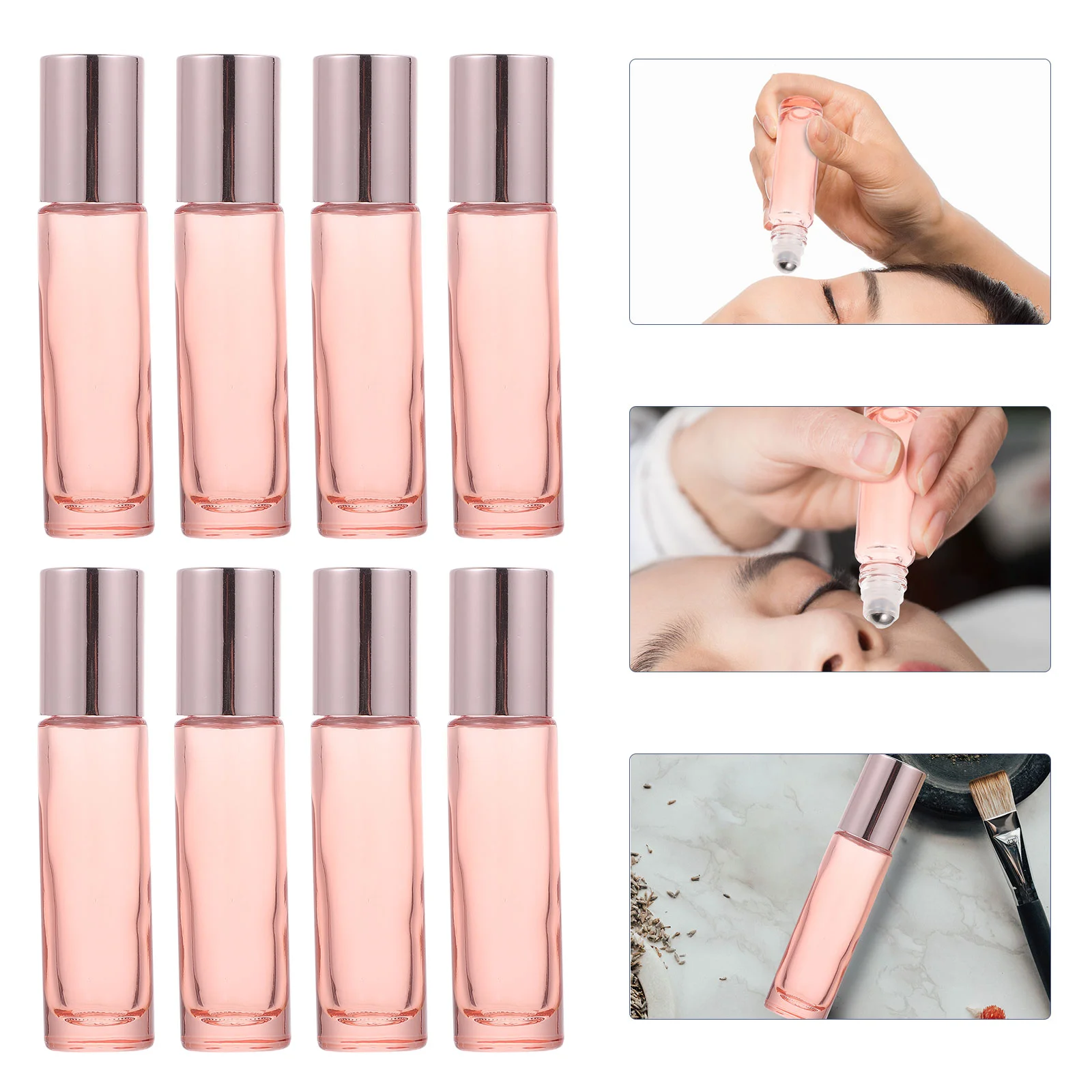 10pcs Glass Essential Oil Bottles Roller Containers Stainless Steel Detachable Airtight Travel Refillable Cosmetics
10pcs Glass Essential Oil Bottles Roller Containers Stainless Steel Detachable Airtight Travel Refillable Cosmetics