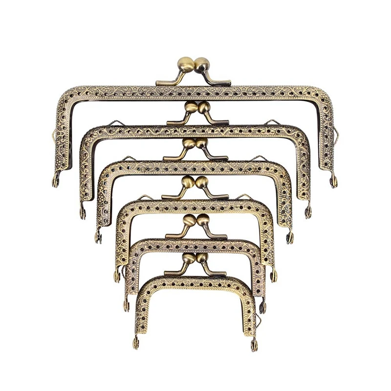 6 Size Metal Frame Kiss Clasp Lock For Purse Making Metal Frame Purse Frame Kiss Clasp Lock Square Bag Clutch Frame DIY Craft, A
6 Size Metal Frame Kiss Clasp Lock For Purse Making Metal Frame Purse Frame Kiss Clasp Lock Square Bag Clutch Frame DIY Craft, A