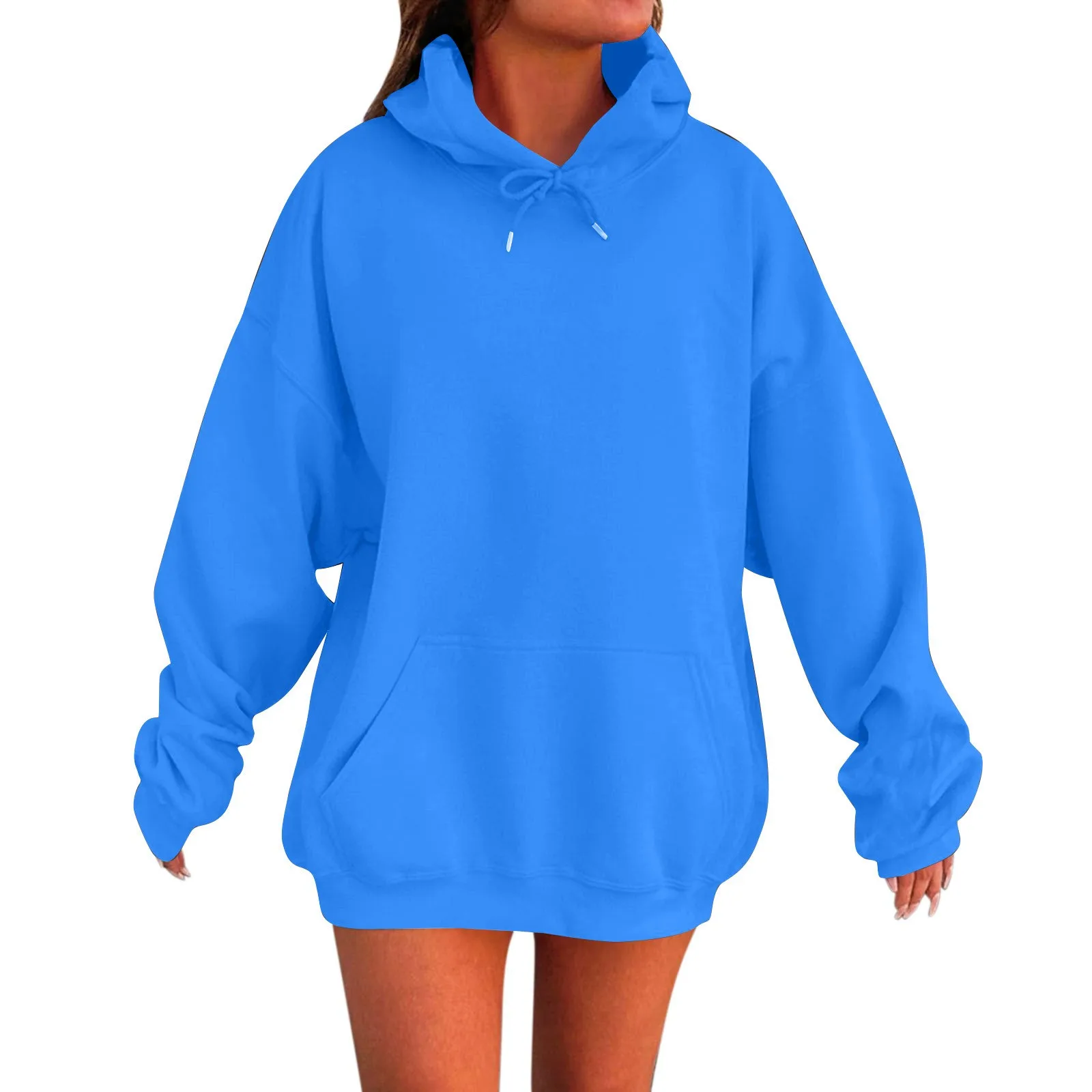 Women's Long Sleeve Oversized Drop Shoulder Sleeves Women's Solid Hooded Plush Sweatshirt plus size women clothing 후드티
Women's Long Sleeve Oversized Drop Shoulder Sleeves Women's Solid Hooded Plush Sweatshirt plus size women clothing 후드티