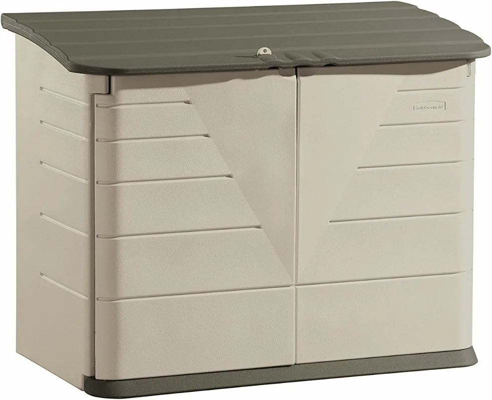 Large Horizontal Resin Outdoor Storage Shed With Floor (5 x 4 Ft) Weather Resistant, Beige/Brown
Large Horizontal Resin Outdoor Storage Shed With Floor (5 x 4 Ft) Weather Resistant, Beige/Brown