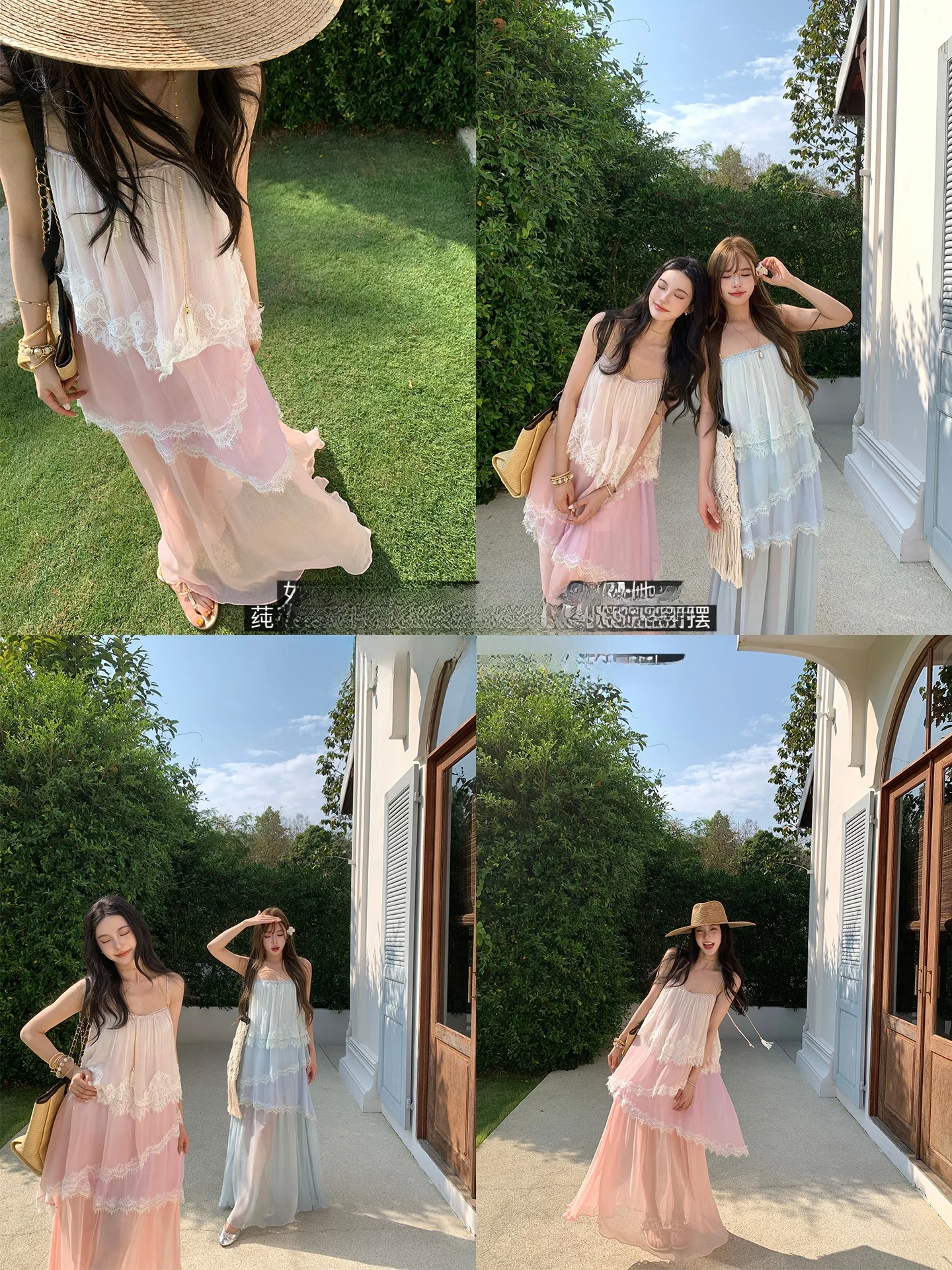 Casual Lace Splice Gradient Strapless Dress Sizang Holiday Skirt Original Misty Girl Leisure Summer Dress without Sleeve
Casual Lace Splice Gradient Strapless Dress Sizang Holiday Skirt Original Misty Girl Leisure Summer Dress without Sleeve