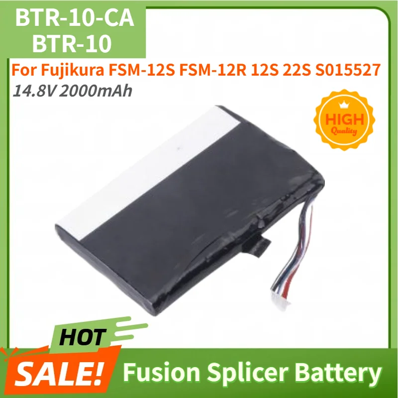2000mAh BTR-10-AC BTR-10 High Quality Fusion Splicer Battery for Fujikura FSM-12S FSM-12R 12S 22S S015527 Replacement Battery
2000mAh BTR-10-AC BTR-10 High Quality Fusion Splicer Battery for Fujikura FSM-12S FSM-12R 12S 22S S015527 Replacement Battery