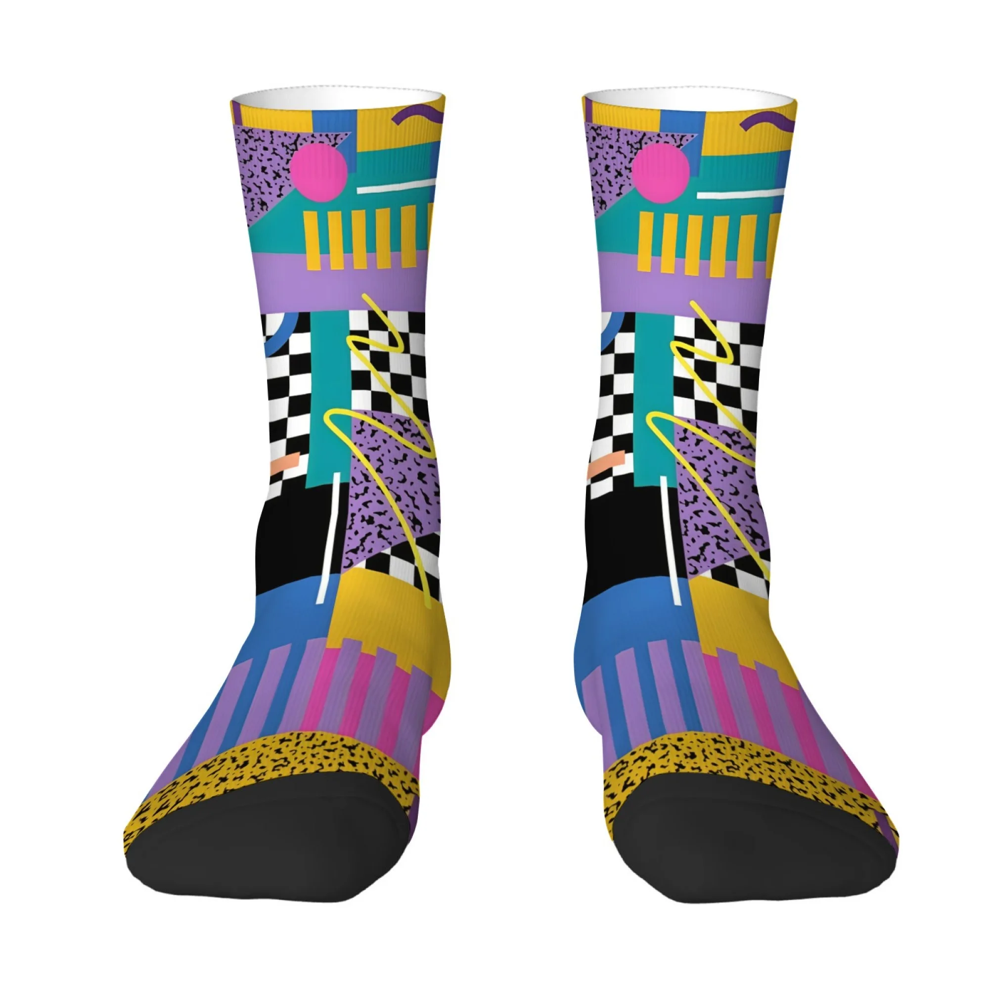 Men's Mid-Calf Socks Retro Pop-Art Geometric Print Comfortable Breathable Soft Outdoor & Streetwear Style Great Gift Idea
Men's Mid-Calf Socks Retro Pop-Art Geometric Print Comfortable Breathable Soft Outdoor & Streetwear Style Great Gift Idea