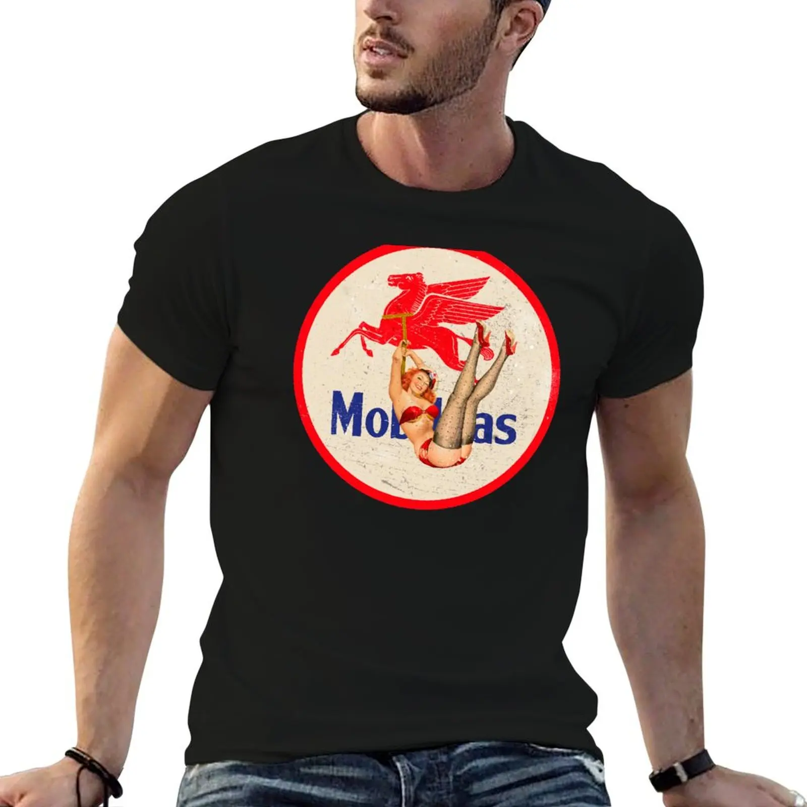 Mobilgas pin up vintage sign T-Shirt hippie clothes sports fans Aesthetic clothing sweat shirts, men
Mobilgas pin up vintage sign T-Shirt hippie clothes sports fans Aesthetic clothing sweat shirts, men