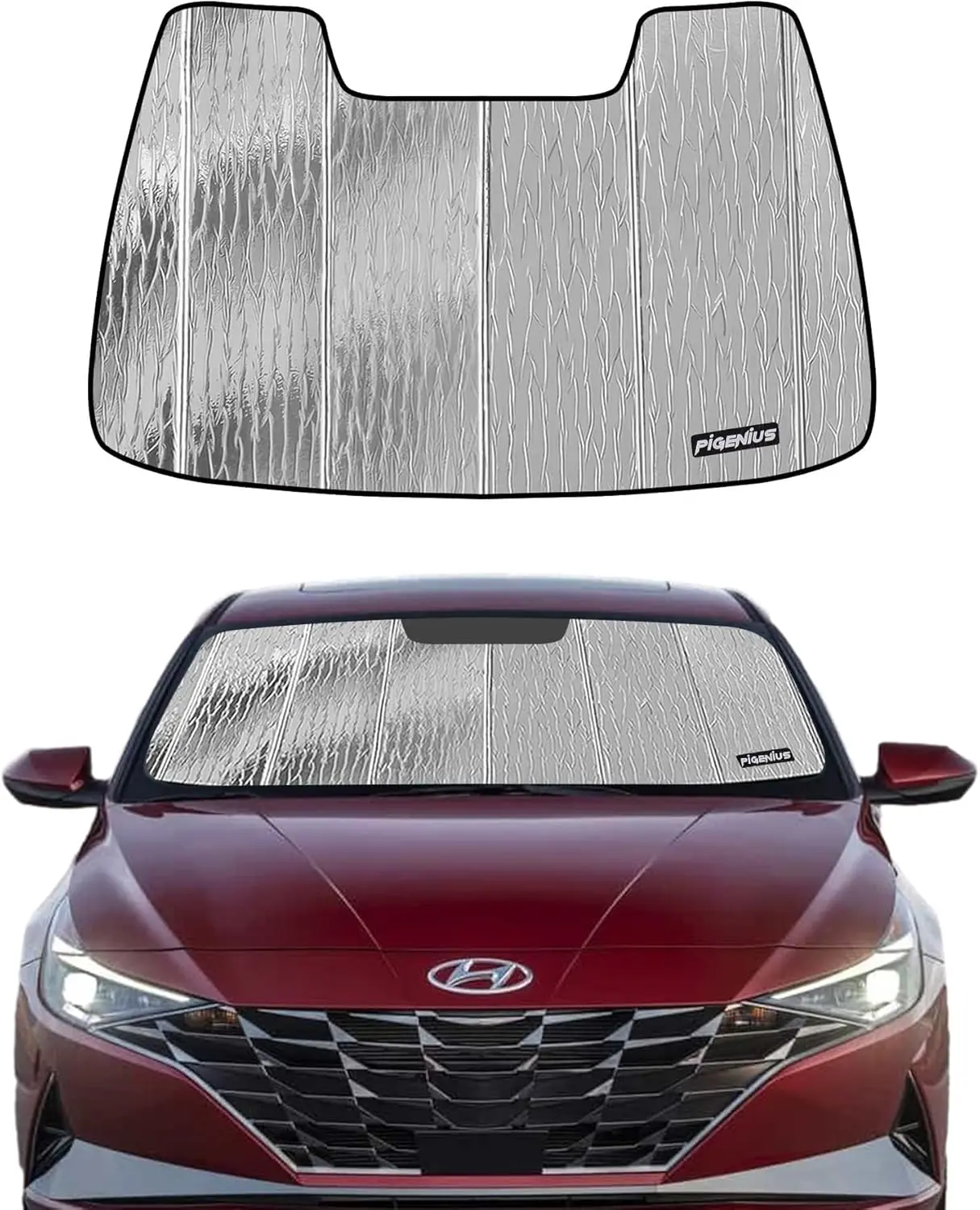 Windshield Sun Shade for Hyundai Elantra 2021-2026 - Elantra N 2023-2025
Windshield Sun Shade for Hyundai Elantra 2021-2026 - Elantra N 2023-2025