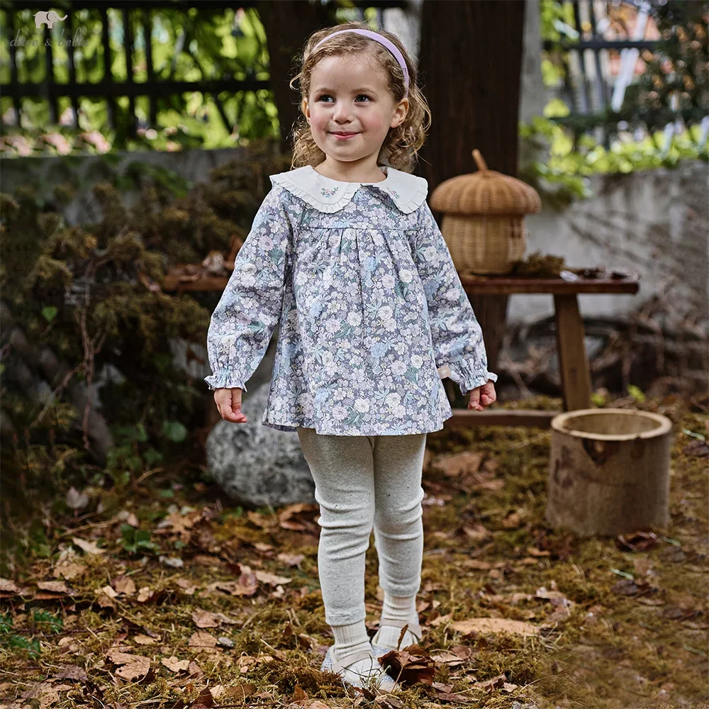 Dave Bella Children's Long Pants Set Autumn Sweet Cute Doll Collar Girl's Print Long Sleeve Top Two Piece Set DB3252690
Dave Bella Children's Long Pants Set Autumn Sweet Cute Doll Collar Girl's Print Long Sleeve Top Two Piece Set DB3252690