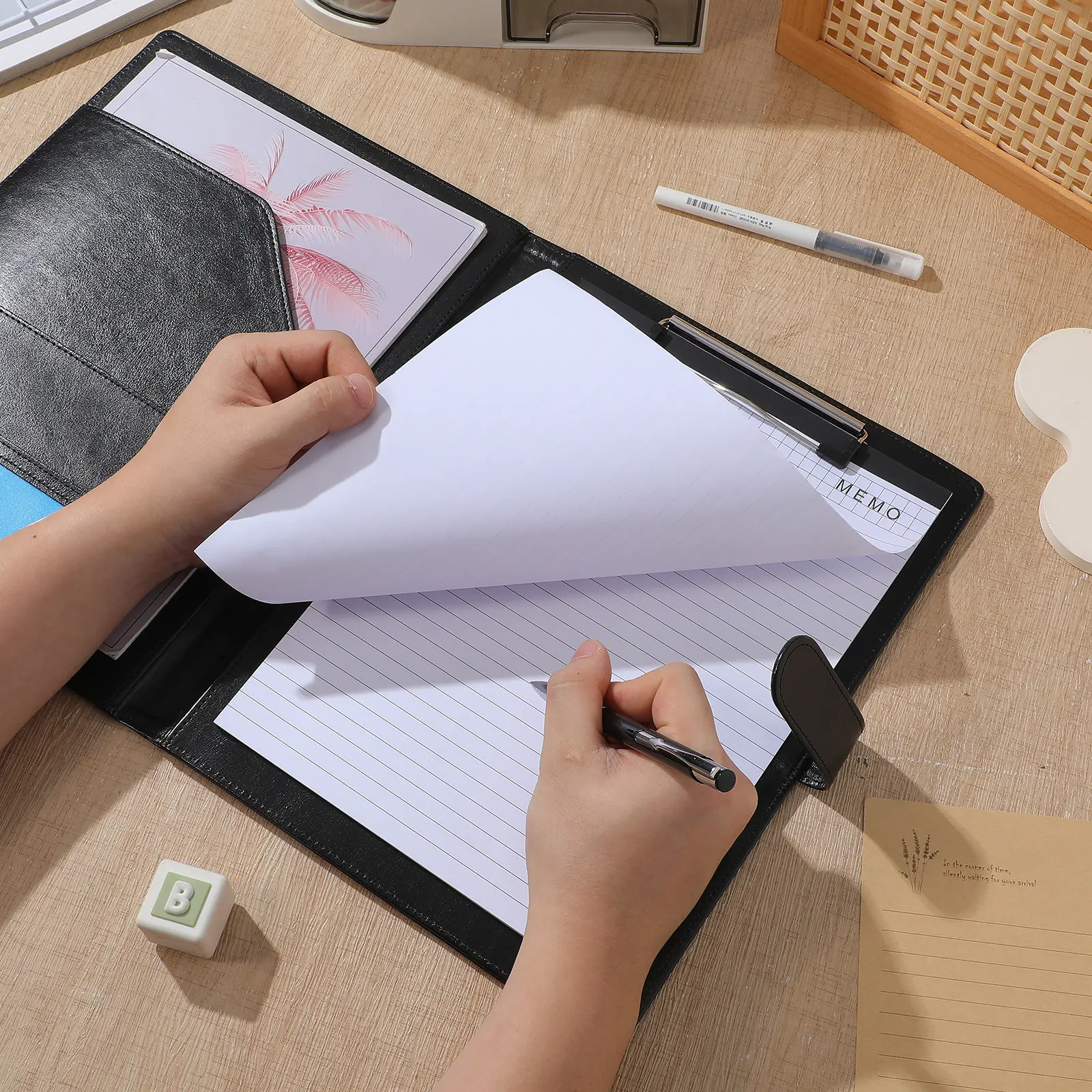 A4 Portfolio Folder Binder Clipboard Multifunctional Professional Padfolio Legal Pad Holder Document Organizer
A4 Portfolio Folder Binder Clipboard Multifunctional Professional Padfolio Legal Pad Holder Document Organizer