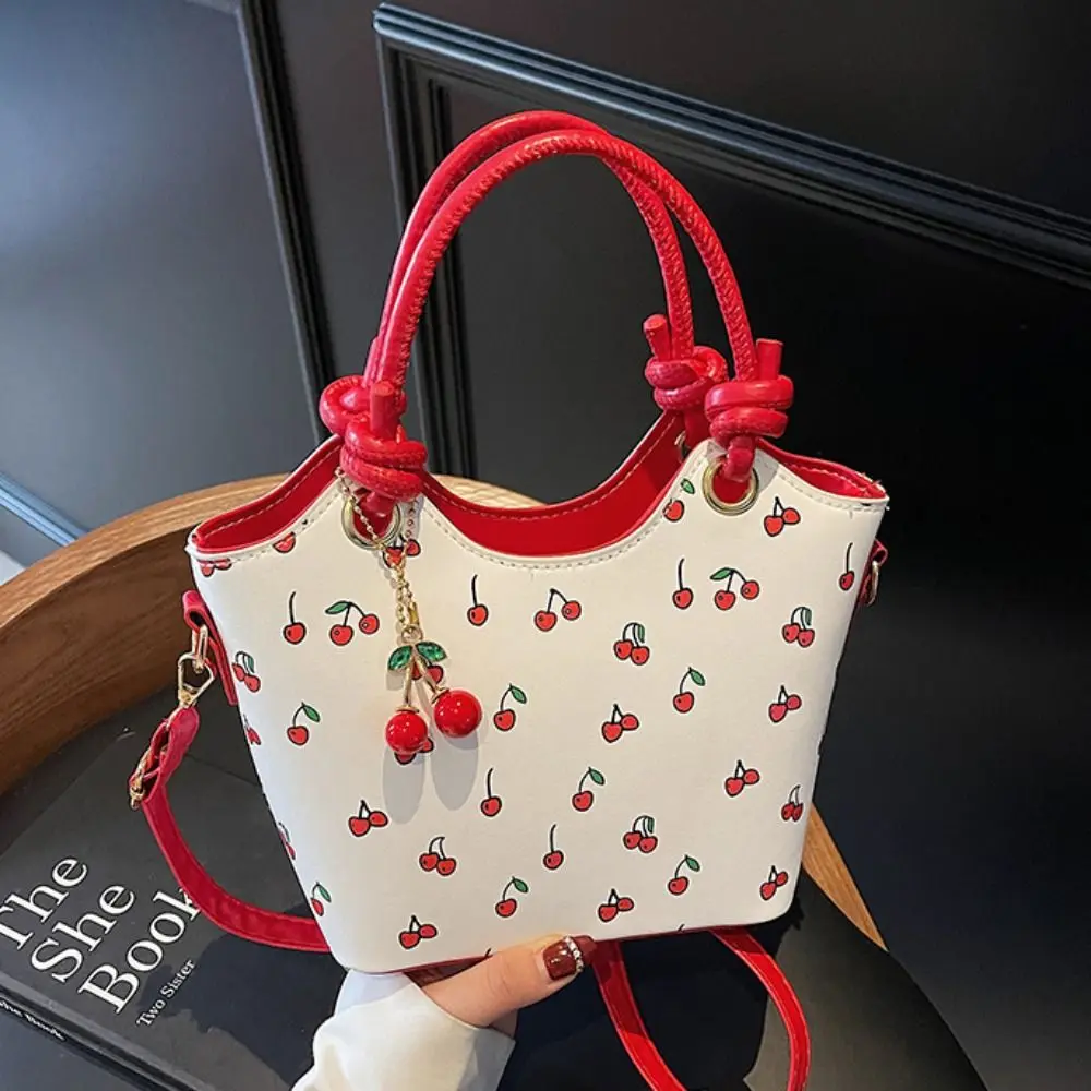 Cherry Pendant Cherry Crossbody Bag Korean Style Large Capacity Basket Shoulder Bag Phone Bag Storage Bag Small Tote Bag Travel
Cherry Pendant Cherry Crossbody Bag Korean Style Large Capacity Basket Shoulder Bag Phone Bag Storage Bag Small Tote Bag Travel