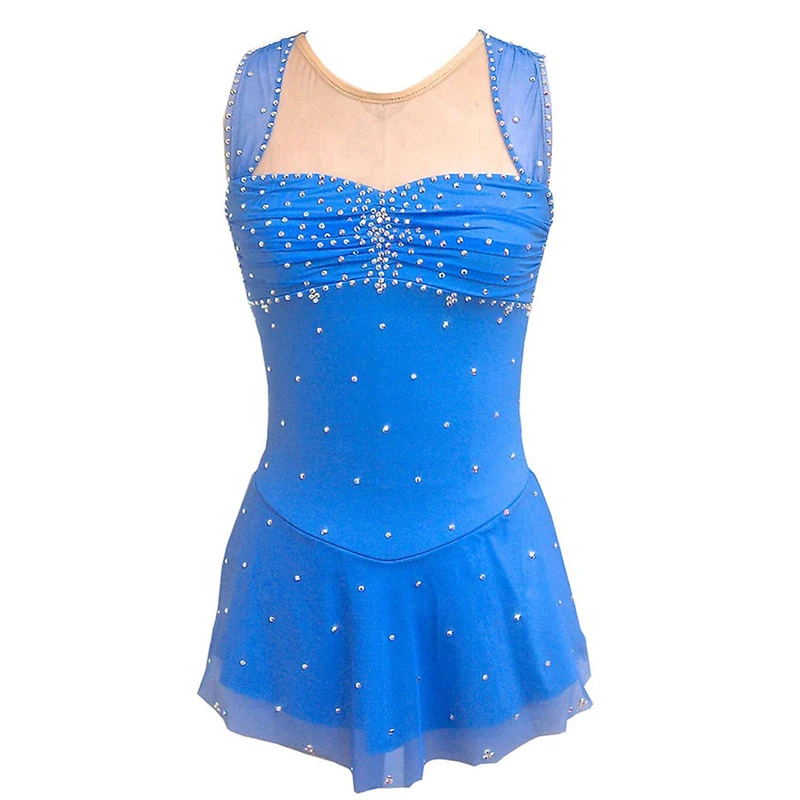 Blue Figure Ice Skating Dress Girls Gymnastics Leotard Kids Ballet Dance Costume Women Skating Outfits Performance Clothing
Blue Figure Ice Skating Dress Girls Gymnastics Leotard Kids Ballet Dance Costume Women Skating Outfits Performance Clothing