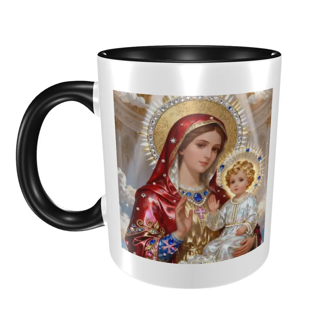 Virgin Mary Mug Funny Ceramic Coffee Cups Tea Mugs Milk Cup Drinkware Gifts for Woman Man
Virgin Mary Mug Funny Ceramic Coffee Cups Tea Mugs Milk Cup Drinkware Gifts for Woman Man
