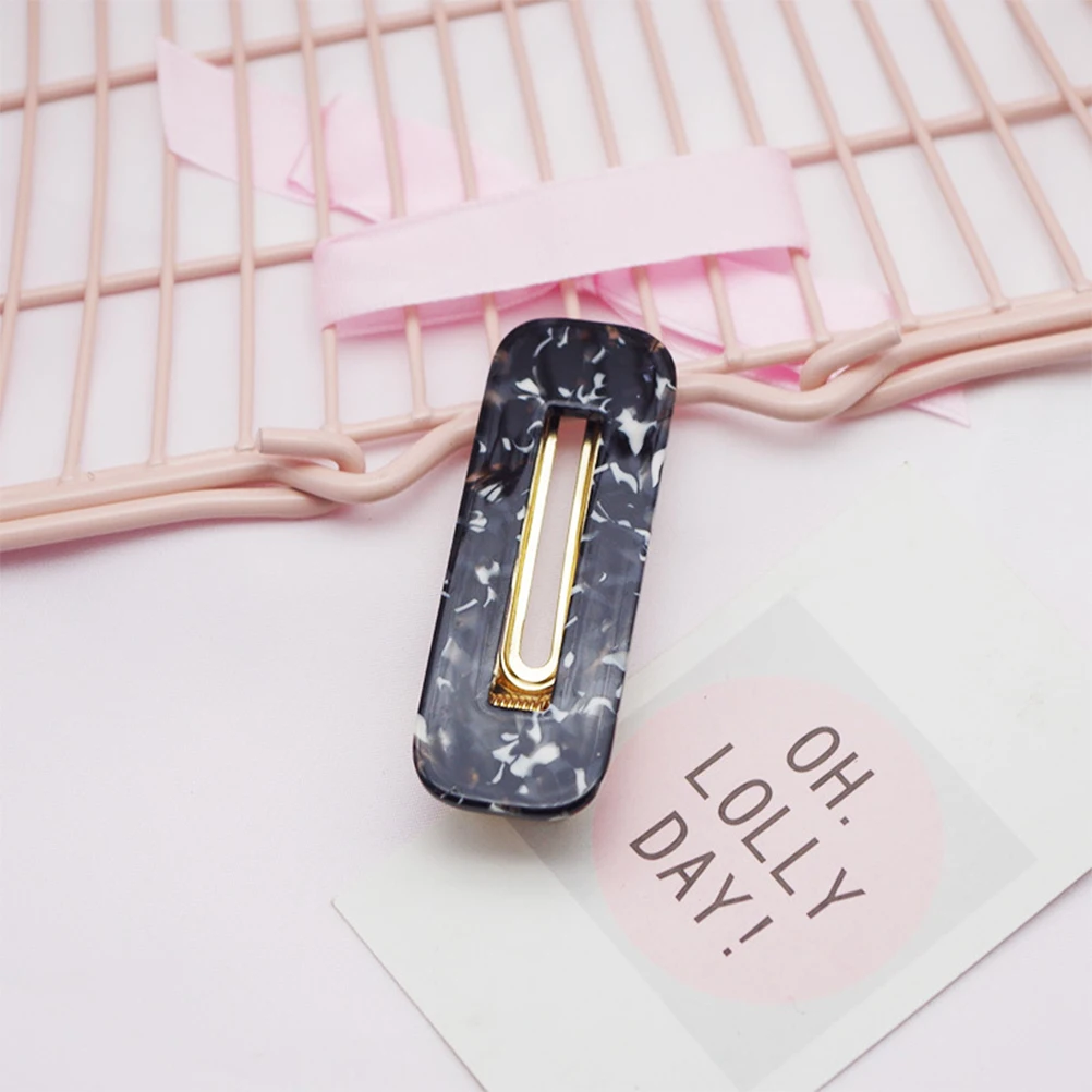 5 pcs Square Hairpin Clips Marble Design Women Barrettes Girls Suitable Any Hairstyle Party Daily Life Meeting Acrylic Material
5 pcs Square Hairpin Clips Marble Design Women Barrettes Girls Suitable Any Hairstyle Party Daily Life Meeting Acrylic Material