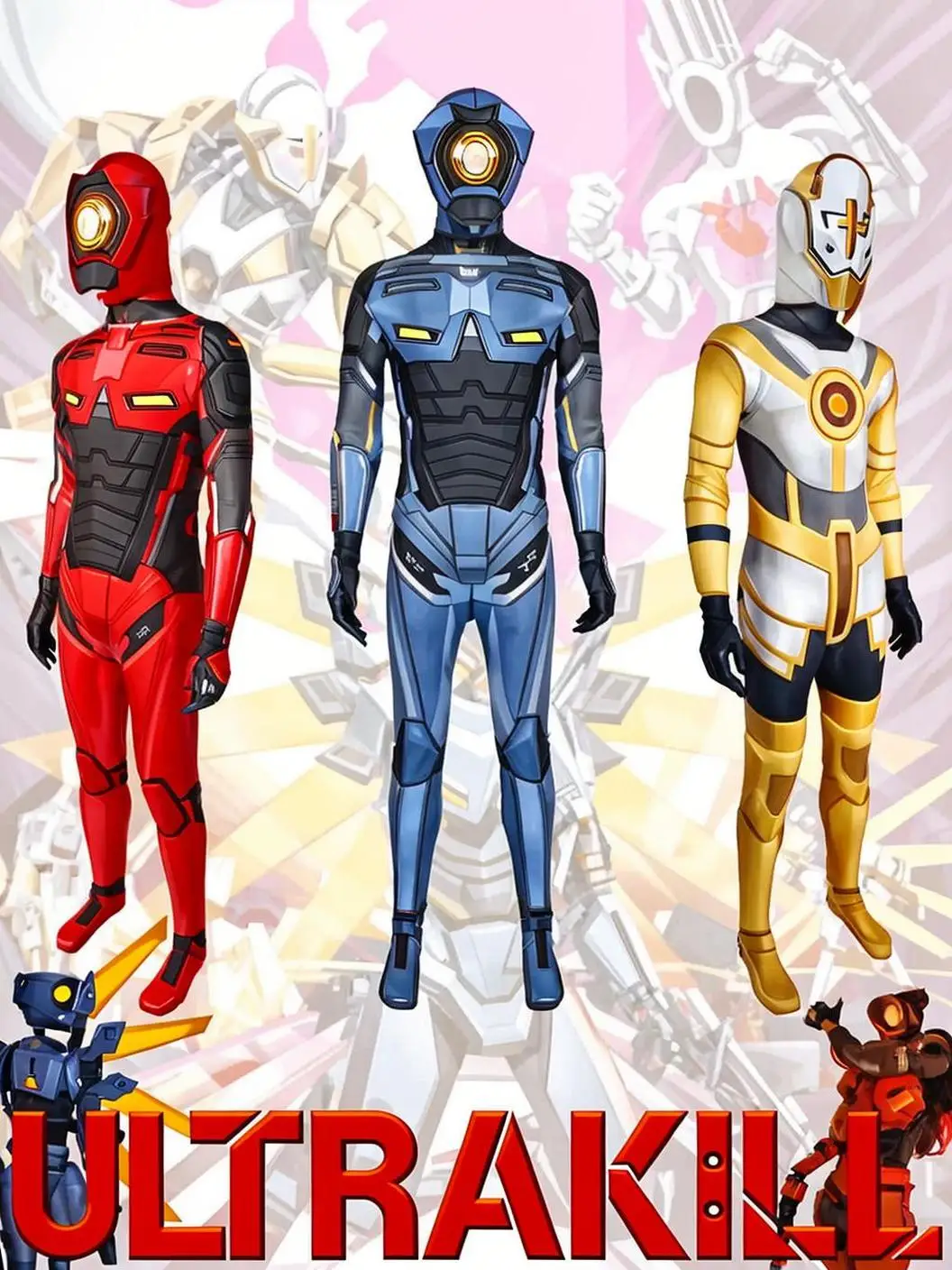 Game Ultrakill Cosplay Bodysuit For Super Men 3D Printed Tight Full Jumpsuit Halloween Carnival Party Performance Costumes
Game Ultrakill Cosplay Bodysuit For Super Men 3D Printed Tight Full Jumpsuit Halloween Carnival Party Performance Costumes
