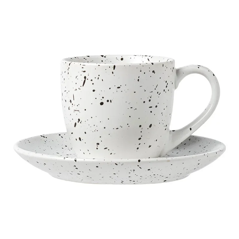 Sesame Glaze Cup and Saucer Set Afternoon Tea Coffee and Saucer Household Ins Style Breakfast Milk Cup
Sesame Glaze Cup and Saucer Set Afternoon Tea Coffee and Saucer Household Ins Style Breakfast Milk Cup