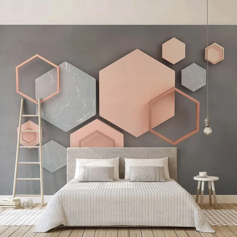 3D Stereo Abstract Geometric Mural Wallpaper Modern Simple Creative Art Wall Painting Living Room TV Background Wall Decor
3D Stereo Abstract Geometric Mural Wallpaper Modern Simple Creative Art Wall Painting Living Room TV Background Wall Decor