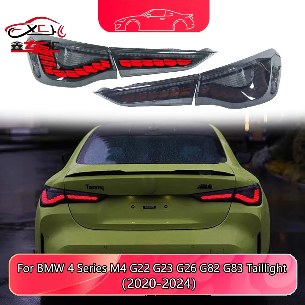 Auto Back Lamps Assembly For BMW 4 Series G22 G23 G26 G82 G83 M4 2020-2024 GTS 425i 430i LED Dragon Scales Taillight Accessories
Auto Back Lamps Assembly For BMW 4 Series G22 G23 G26 G82 G83 M4 2020-2024 GTS 425i 430i LED Dragon Scales Taillight Accessories
