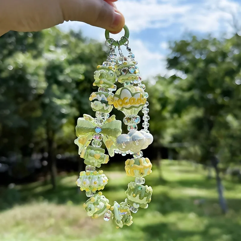 Ремешок для телефона ручной работы с игрушкой-фигуркой, регулируемый для ремешка для телефона, подвеска для сумки с зелеными свежими ювелирными изделиями, подарок для женщин
Ремешок для телефона ручной работы с игрушкой-фигуркой, регулируемый для ремешка для телефона, подвеска для сумки с зелеными свежими ювелирными изделиями, подарок для женщин