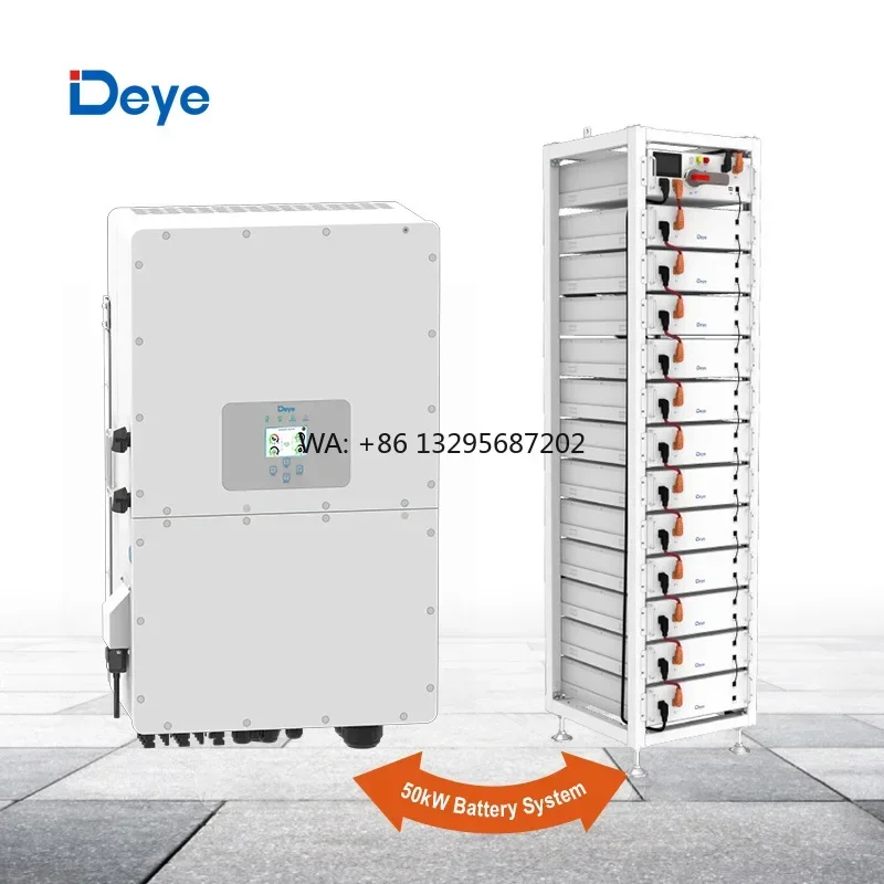 Deye High Voltage 50kWh 60kWh 100kWh 200kWh Battery Energy Storage System All in One High Voltage Inverter and Battery Pack Set
Deye High Voltage 50kWh 60kWh 100kWh 200kWh Battery Energy Storage System All in One High Voltage Inverter and Battery Pack Set