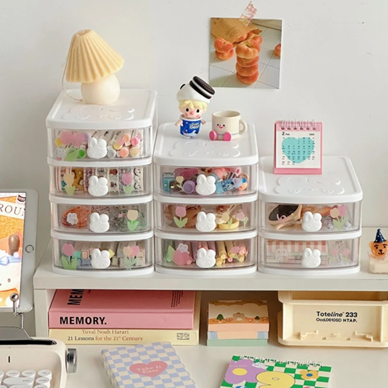 Kawaii Rabbit Desktop Box Organizer Storage Desk Drawer Free Combination Storage Box Makeup Stationery Sundries Organizer Office
Kawaii Rabbit Desktop Box Organizer Storage Desk Drawer Free Combination Storage Box Makeup Stationery Sundries Organizer Office