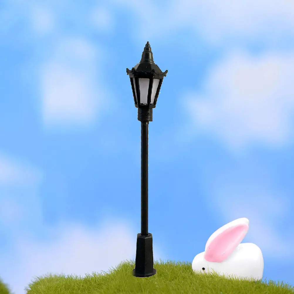 10Pcs Mini Street Lamps 1:75 Scale for Railway Layouts Micro Landscape Lighting Decor Small House Garden Scene Lamp DIY Sand
10Pcs Mini Street Lamps 1:75 Scale for Railway Layouts Micro Landscape Lighting Decor Small House Garden Scene Lamp DIY Sand