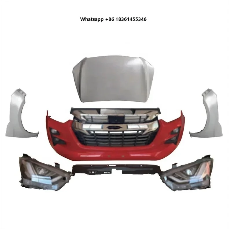 For D-max 2012-2015 Upgrade D-max Facelift 2020 2021 New Front Bumper Grille Body Kit
For D-max 2012-2015 Upgrade D-max Facelift 2020 2021 New Front Bumper Grille Body Kit