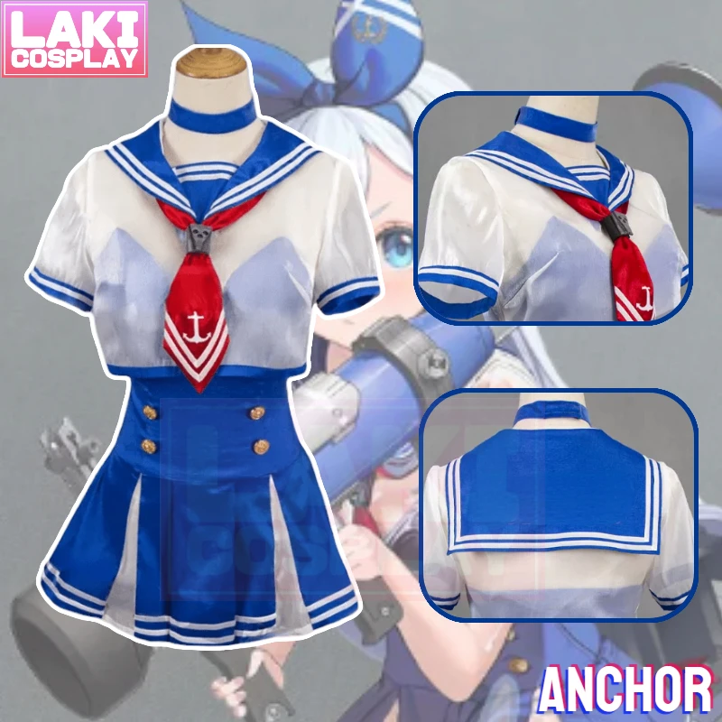 Game NIKKE Anchor Costume Sailor Dress Swimsuit Costume The Goddess of Victory Anchor Cosplay Costume and Anchor Cosplay Wig
Game NIKKE Anchor Costume Sailor Dress Swimsuit Costume The Goddess of Victory Anchor Cosplay Costume and Anchor Cosplay Wig