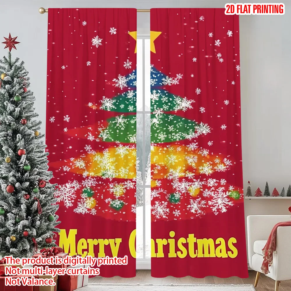 2pcs 2D flat printing Christmas Drapes colorful Christmas Tree Versatile Polyester Without Electricity Party Decorations for
2pcs 2D flat printing Christmas Drapes colorful Christmas Tree Versatile Polyester Without Electricity Party Decorations for