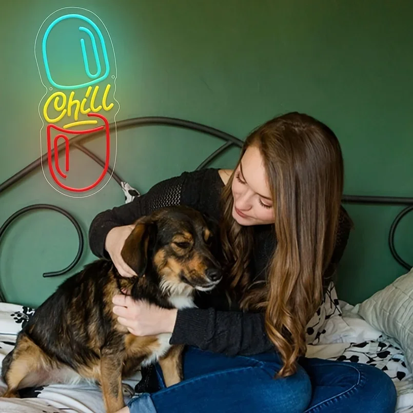 Vibrant Chill LED Neon Wall Decor Light - Fashionable Preppy Cowboy Charm for Girls & Womens Bedrooms, Dorms - Artistic Accent
Vibrant Chill LED Neon Wall Decor Light - Fashionable Preppy Cowboy Charm for Girls & Womens Bedrooms, Dorms - Artistic Accent