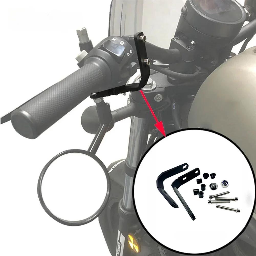 Motorcycle Handlebar Rear View Side Mirror Spotlight Bracket For Honda Rebel500 Rebel300 CMX 500 300 2017-2024
Motorcycle Handlebar Rear View Side Mirror Spotlight Bracket For Honda Rebel500 Rebel300 CMX 500 300 2017-2024