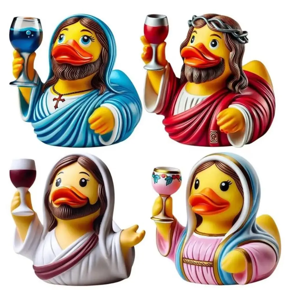 Maria Duck Jesus Duck Figurines Resin Manhole Cover Duck Resin Ornament Cartoon Realistic Animals Animal Statue Ornament
Maria Duck Jesus Duck Figurines Resin Manhole Cover Duck Resin Ornament Cartoon Realistic Animals Animal Statue Ornament