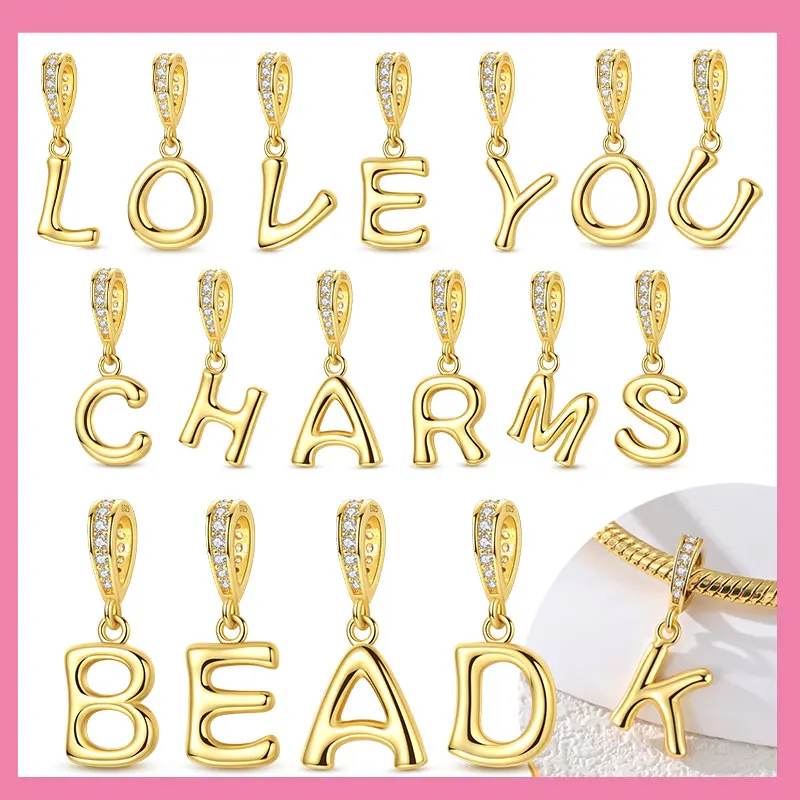 Подходит для оригинального браслета, DIY A-Z, подвески с алфавитом, бусина, стерлинговое серебро 925 пробы, циркон, буква LOVE, висячая подвеска, ювелирное изделие, подарок
Подходит для оригинального браслета, DIY A-Z, подвески с алфавитом, бусина, стерлинговое серебро 925 пробы, циркон, буква LOVE, висячая подвеска, ювелирное изделие, подарок