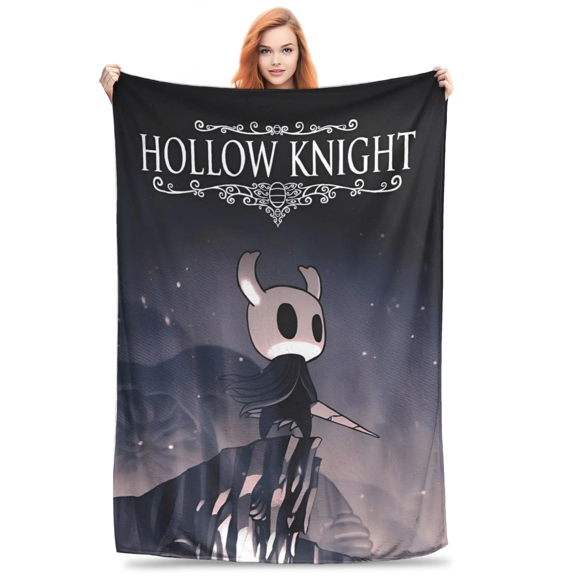 Hollow Knight Game Horror Blanket Warm Soft Aesthetic Plush Throw Blanket For Girls Boys Living Room Flannel Bedspread Bed Cover
Hollow Knight Game Horror Blanket Warm Soft Aesthetic Plush Throw Blanket For Girls Boys Living Room Flannel Bedspread Bed Cover