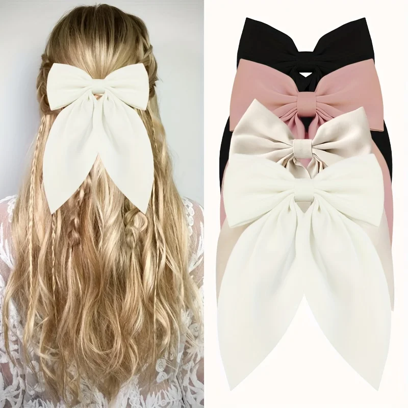 1/2/4//5/6pcs Milk Coffee Colors Girls Fashion Colors Short Soft Classic-Tailed Bow Hair Clips Vintage Metal Hair Clip Elegant H
1/2/4//5/6pcs Milk Coffee Colors Girls Fashion Colors Short Soft Classic-Tailed Bow Hair Clips Vintage Metal Hair Clip Elegant H