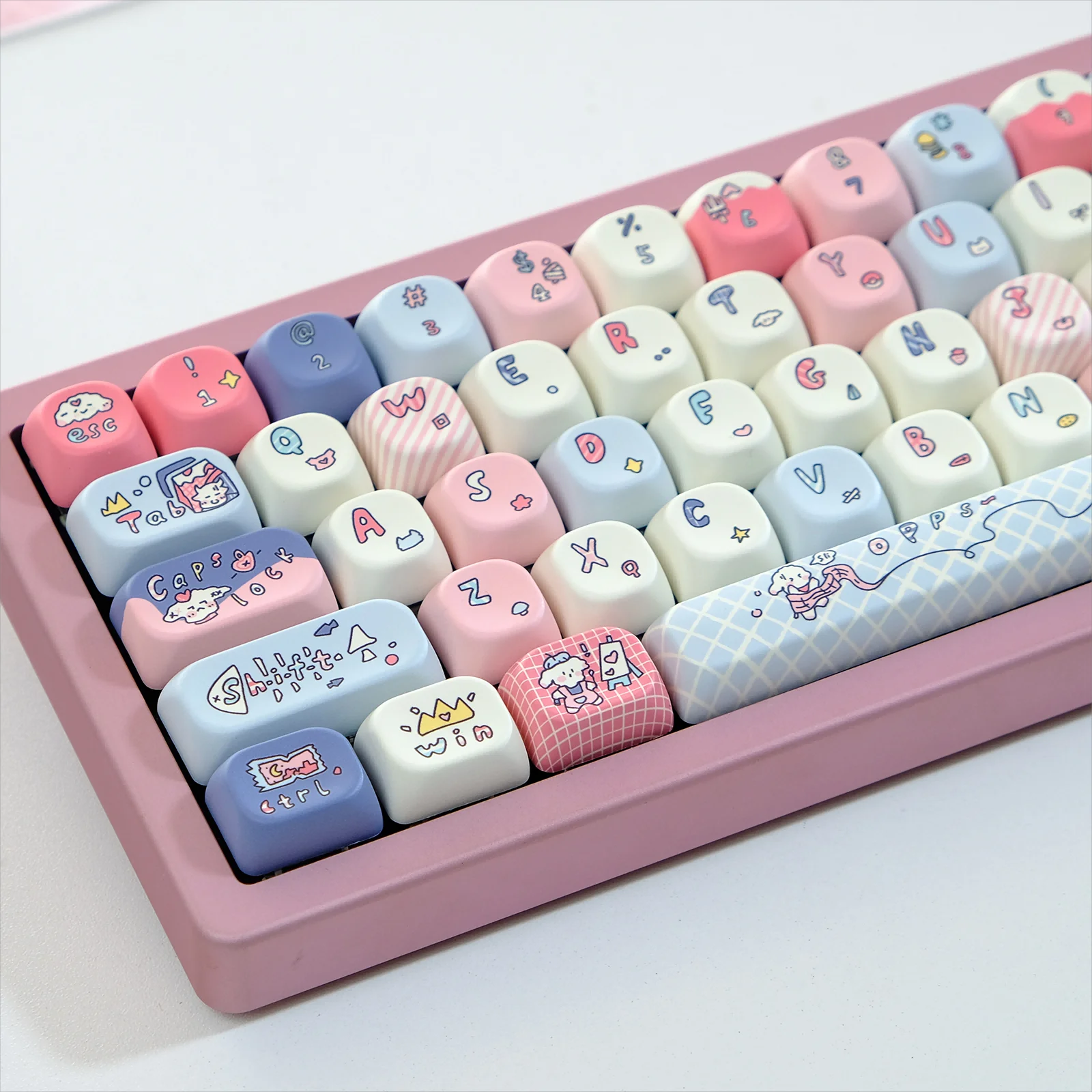 First love theme keycap QX3 Profile Five-Sided Sublimation Round ball cap for Mechanical Keyboard Cherry MX Switches
First love theme keycap QX3 Profile Five-Sided Sublimation Round ball cap for Mechanical Keyboard Cherry MX Switches