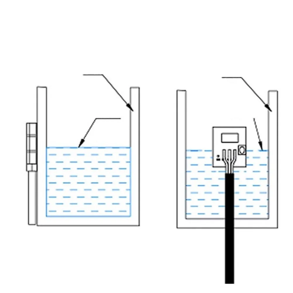 2pcs Water Level Detection Sensor Module Non-Contact Level Sensors Can Be Pasted For Home Household Devices Smart Toilets Applia