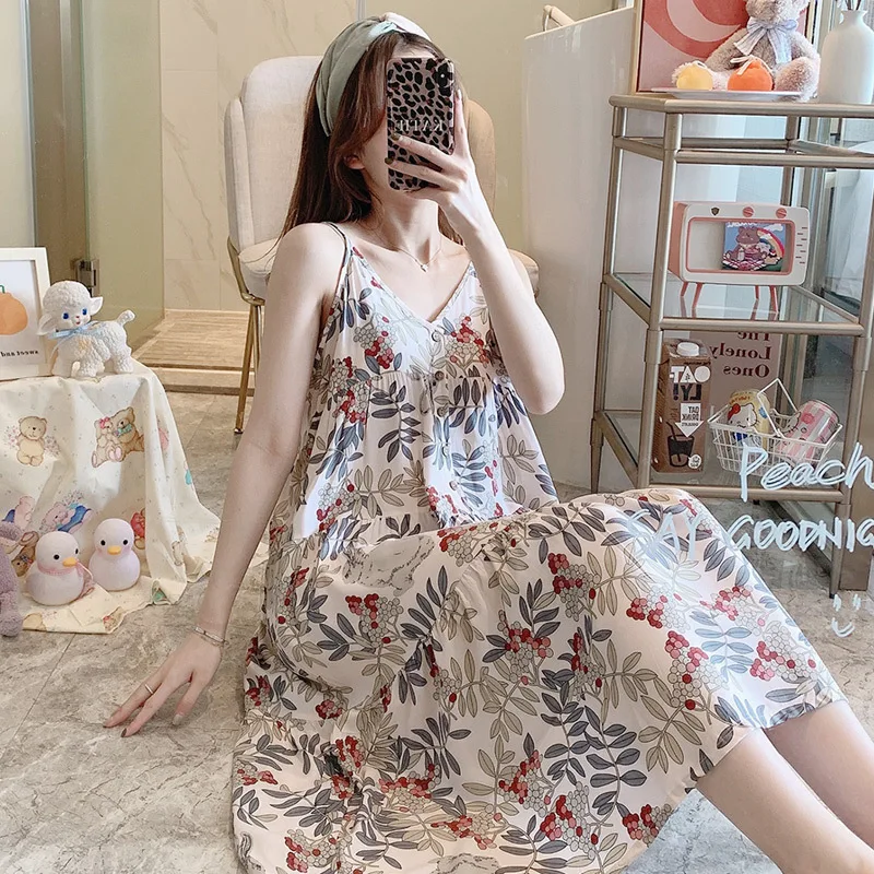 Backless Silk Cotton Nightgown Women Summer Thin Sexy Artificial Cotton Strap Dress Japanese Court Style Silk Sleepwear Home ...
Backless Silk Cotton Nightgown Women Summer Thin Sexy Artificial Cotton Strap Dress Japanese Court Style Silk Sleepwear Home ...