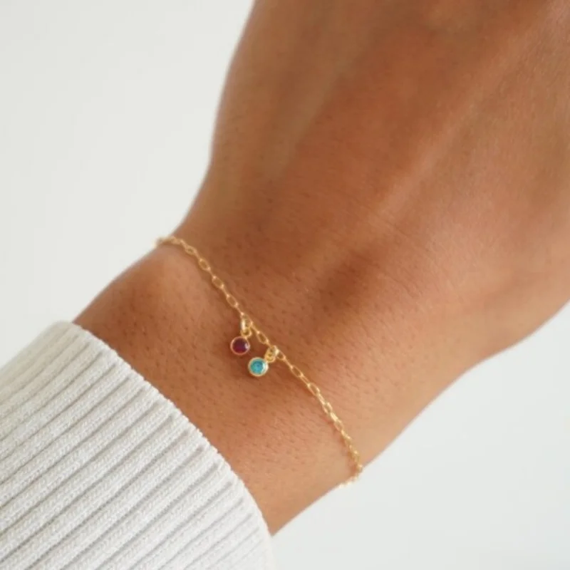 14k Gold Filled Tiny Birthstone Bracelet - Personalized Anniversary Gift for Women Designer Jewelry
14k Gold Filled Tiny Birthstone Bracelet - Personalized Anniversary Gift for Women Designer Jewelry