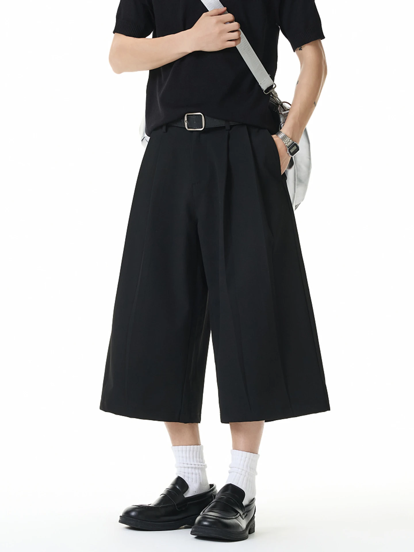 BETEBULE American High Street Retro Design Loose Wide Leg Seven Casual Suit Pants Men Summer Drapey Comfortable Natural Waist
BETEBULE American High Street Retro Design Loose Wide Leg Seven Casual Suit Pants Men Summer Drapey Comfortable Natural Waist