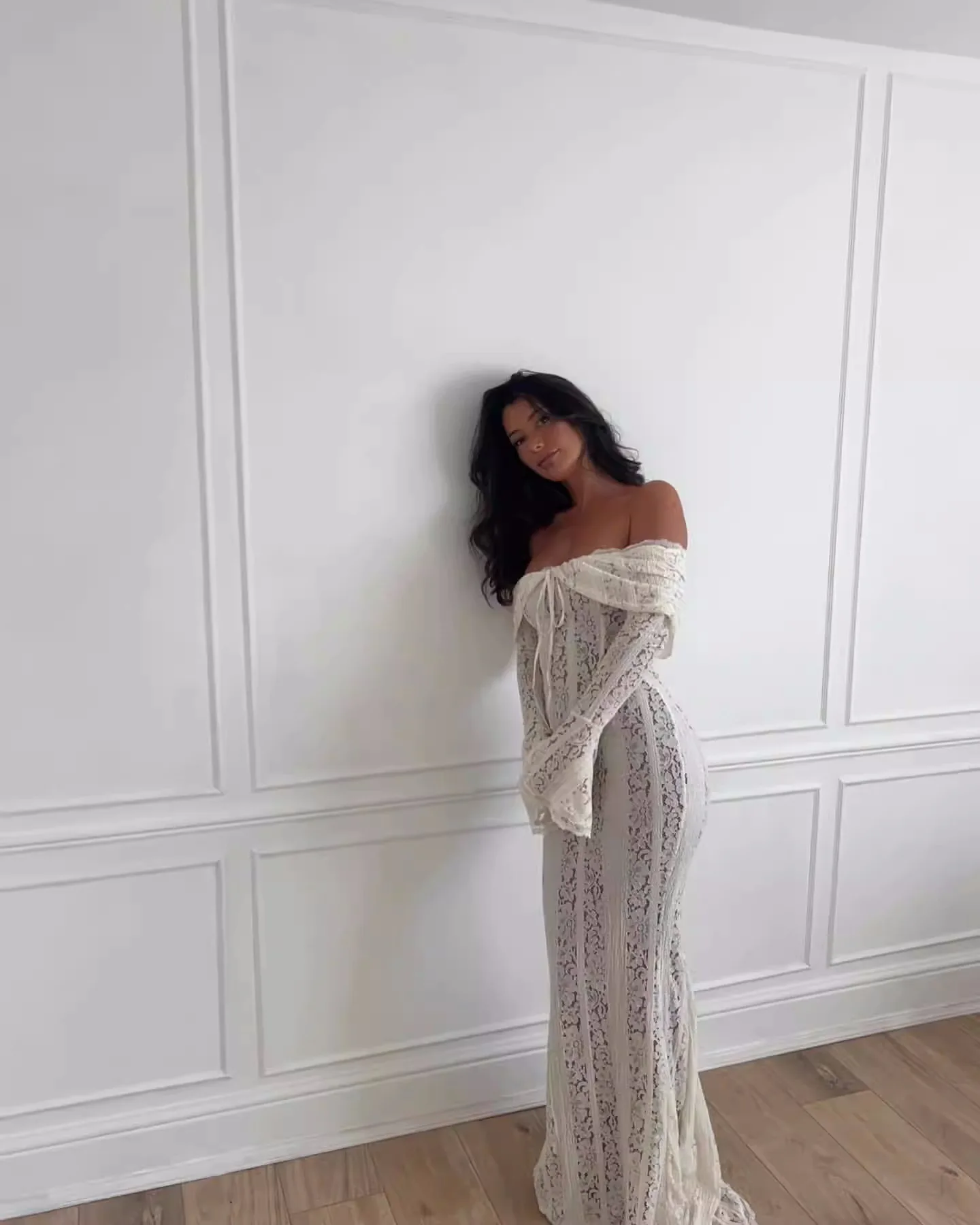 Suninheart White Evening Dresses for Events Red Long Sleeve Lace Elegant Party Dresses 2025 Women Luxury Wedding Prom Dress Gown 42 S7022ce22d1714cf09af806f1a48bc9a0F